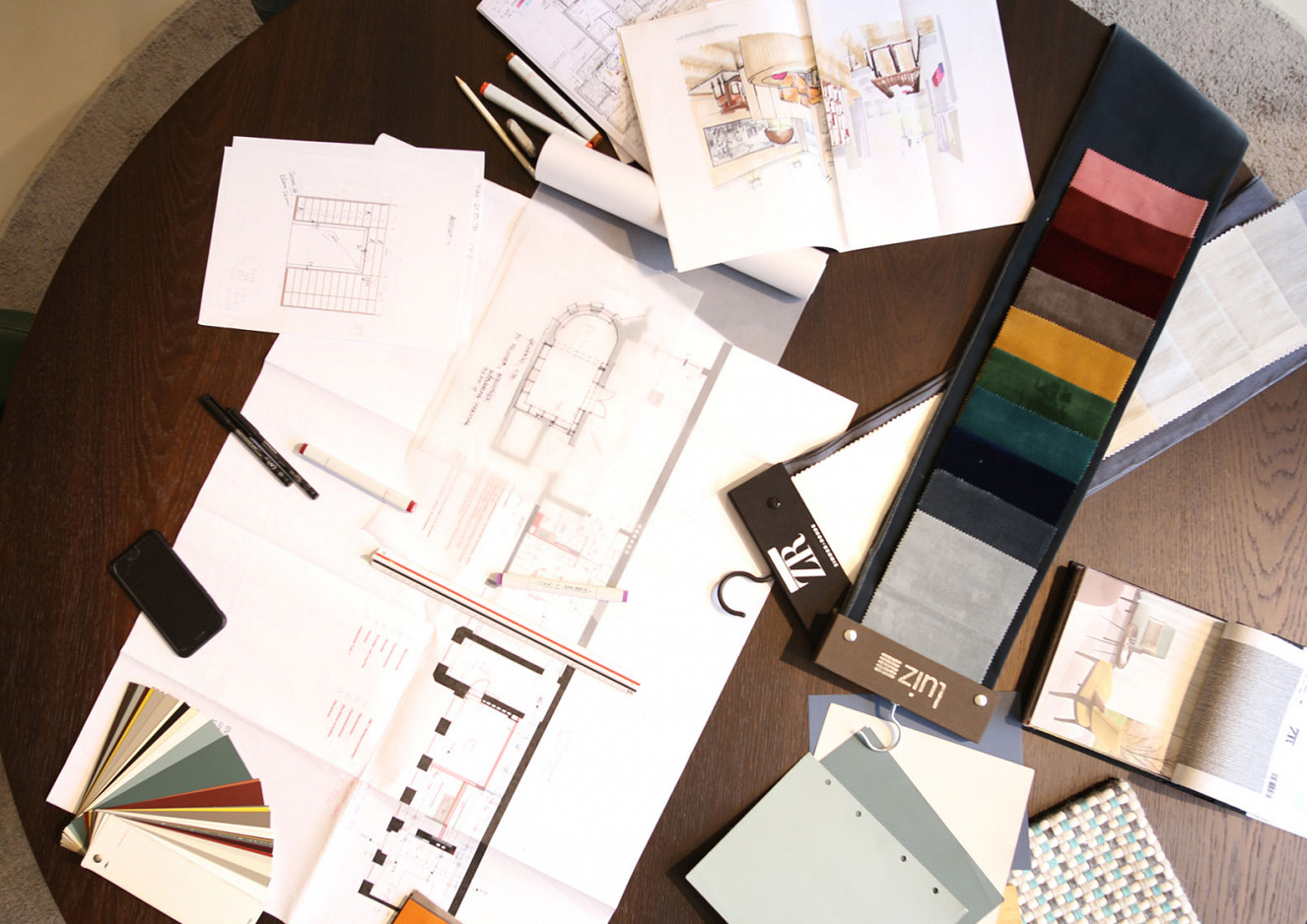 brillant interiors Innenarchitekt Berlin Mitte Materialauswahl